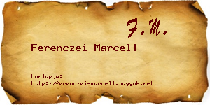 Ferenczei Marcell névjegykártya